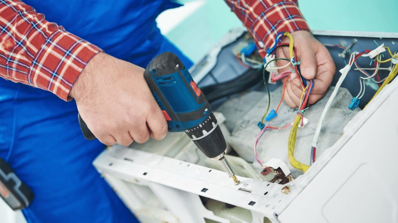 Turgutlu Simfer Simfer çamaşır makinesi kart tamiri – Su almama arızası orijinal parça ile giderildi. - Teknik servis örneği
